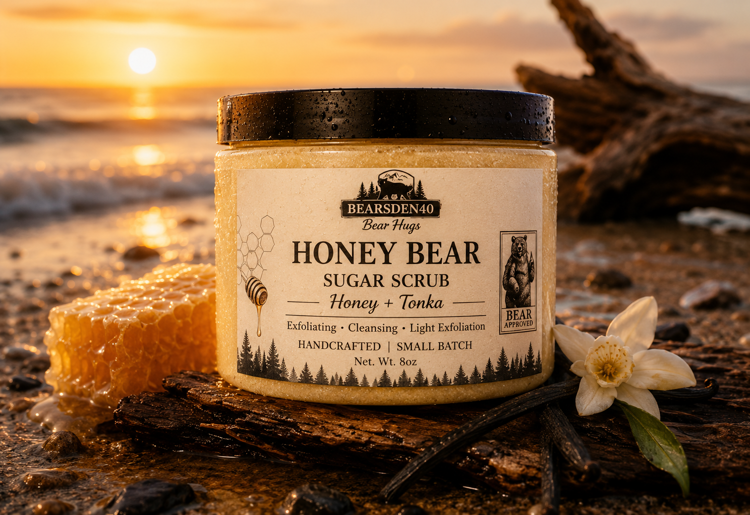 Honey Bear Exfoliating Sugar Scrub