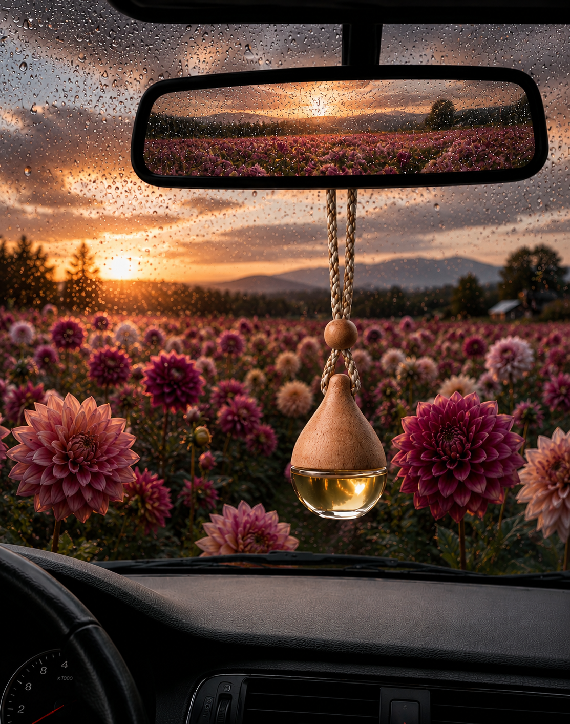 Dahlia Noir — Swan Island Dahlias, Canby Oregon Car Diffuser
