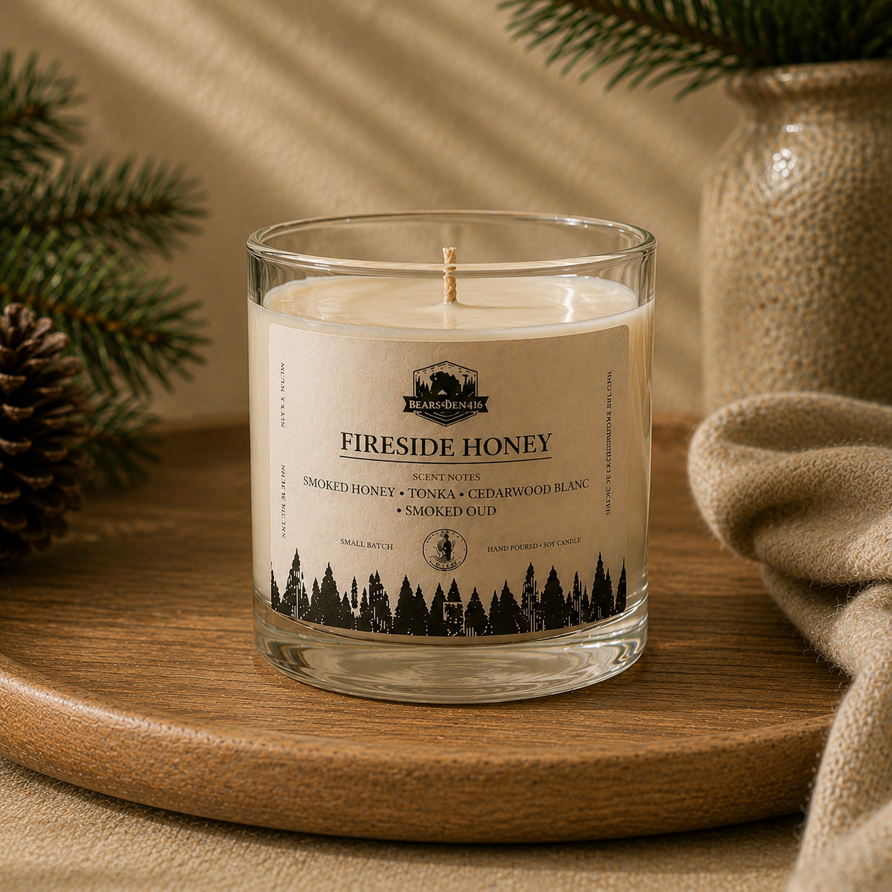 Fireside Honey Candle