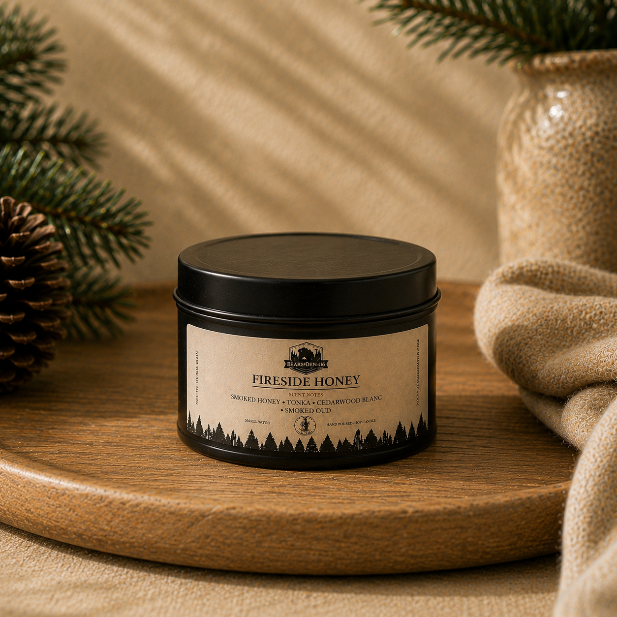 Fireside Honey Candle