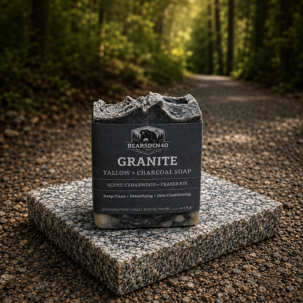 Granite Tallow + Charcoal Soap
